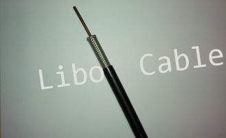 Standard Cable TV RG6 Coaxial Cable With Copper Clad Steel Inner Conductor