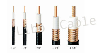 1-1/4 Inches  Radiating Cable  Smooth Copper Leaky Feeder Cable for Wireless Mobile Communication
